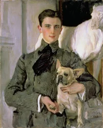 Portrait of Count Feliks Feliksovich Sumarokov-Yelstov (1887-1967) later Prince Yusupov, 1903